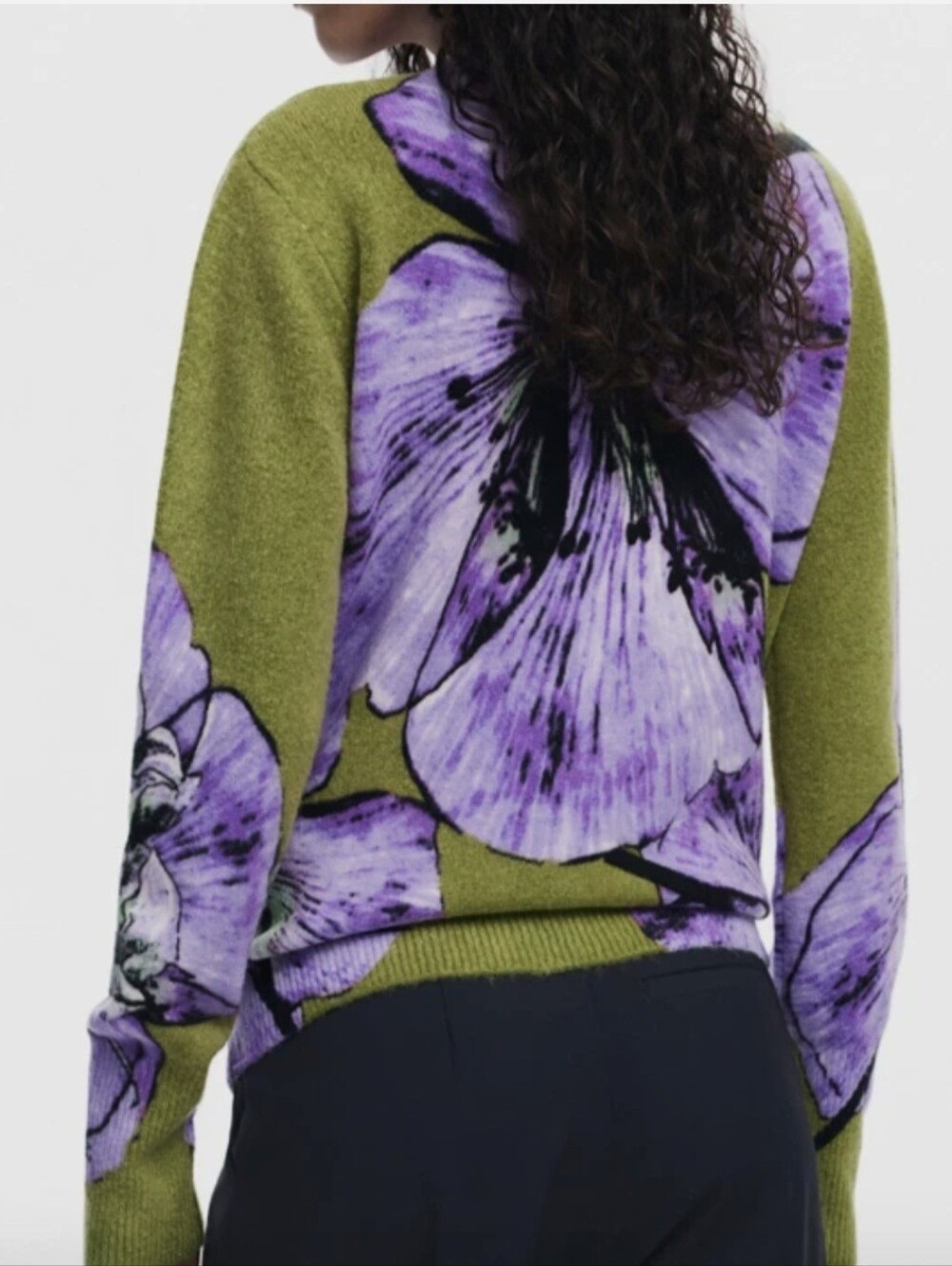 Desigual Floral Crewneck Sweater - Picture 4 of 9